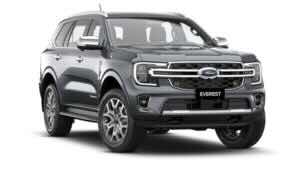 Ford Everest 2023 màu ghi xám